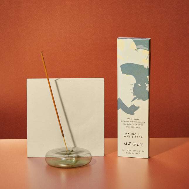 Fragrant Incense Sticks - White Sage herbs, oils and flowers infusion