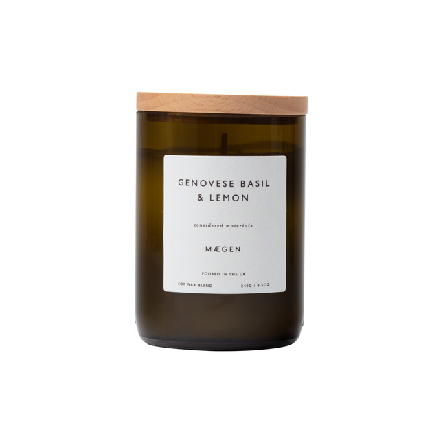 Kitchen Garden - Genovese Basil & Lemon Candle