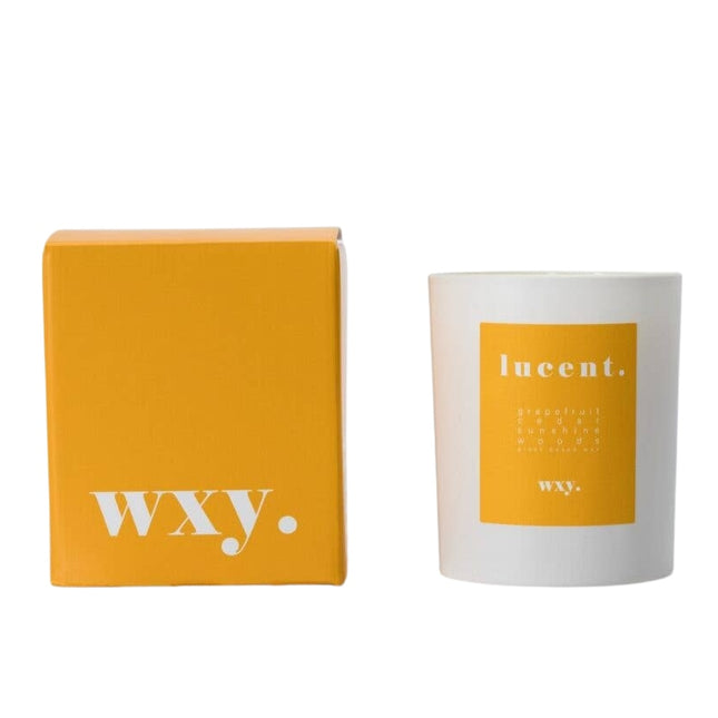 Grapefruit + Cedar fragranced candle