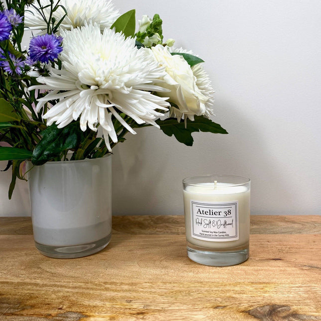 Rock Salt & Driftwood Fragranced Candle