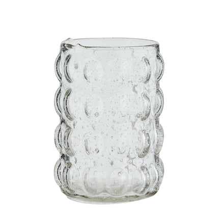 Recycled Glass Clear Bubble Vase