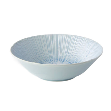 Ice Blue Porcelain Bowl 21cm cm Diameter