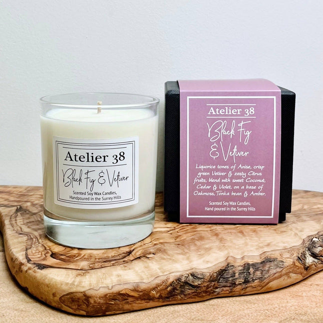 Black Fig & Vetiver Fragranced Candle