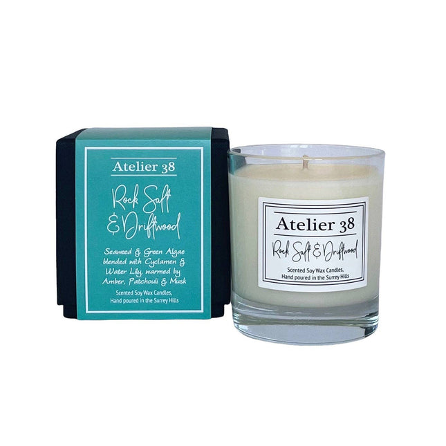 Rock Salt & Driftwood Fragranced Candle