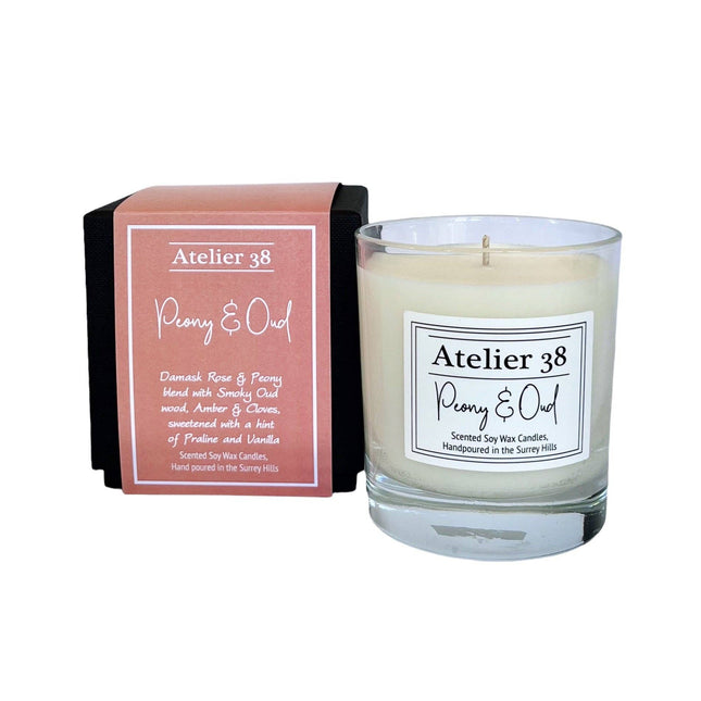 Peony & Oud Fragranced Candle