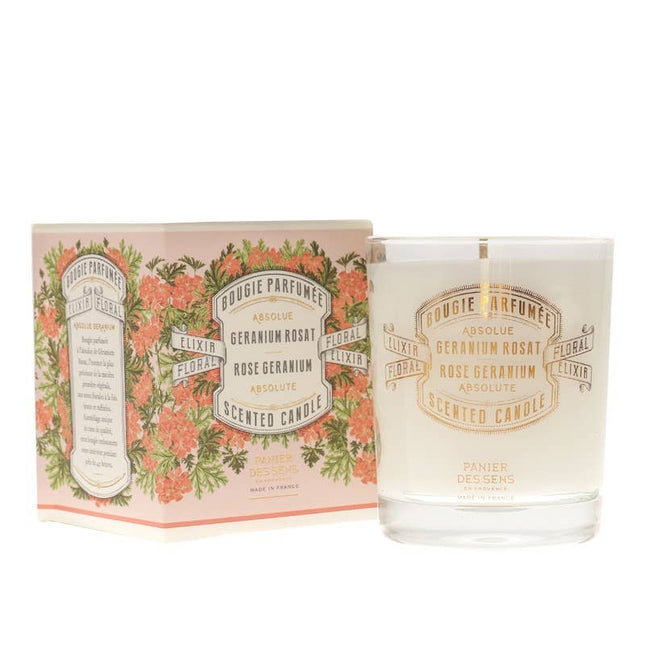 Scented Candle Rose Geranium 180g