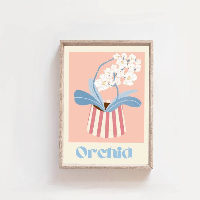 Potted Orchid print
